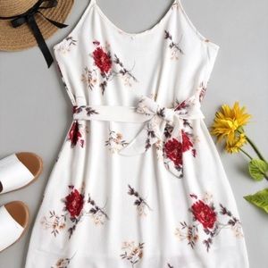 White Floral Dress